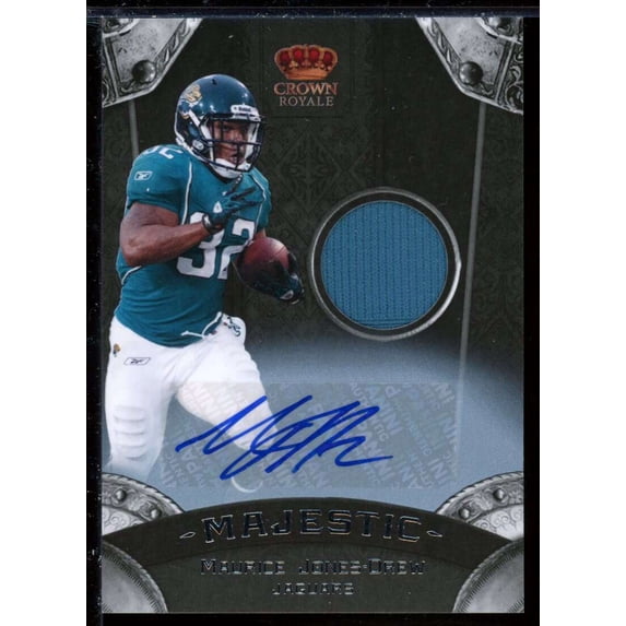 Maurice Jones-Drew Rookie 2011 Crown Royale Majestic Materials Autographs #11