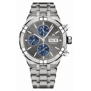 Maurice Lacroix Aikon Chronograph Automatic Grey Dial Mens Watch AI6038-TT03F-331-A