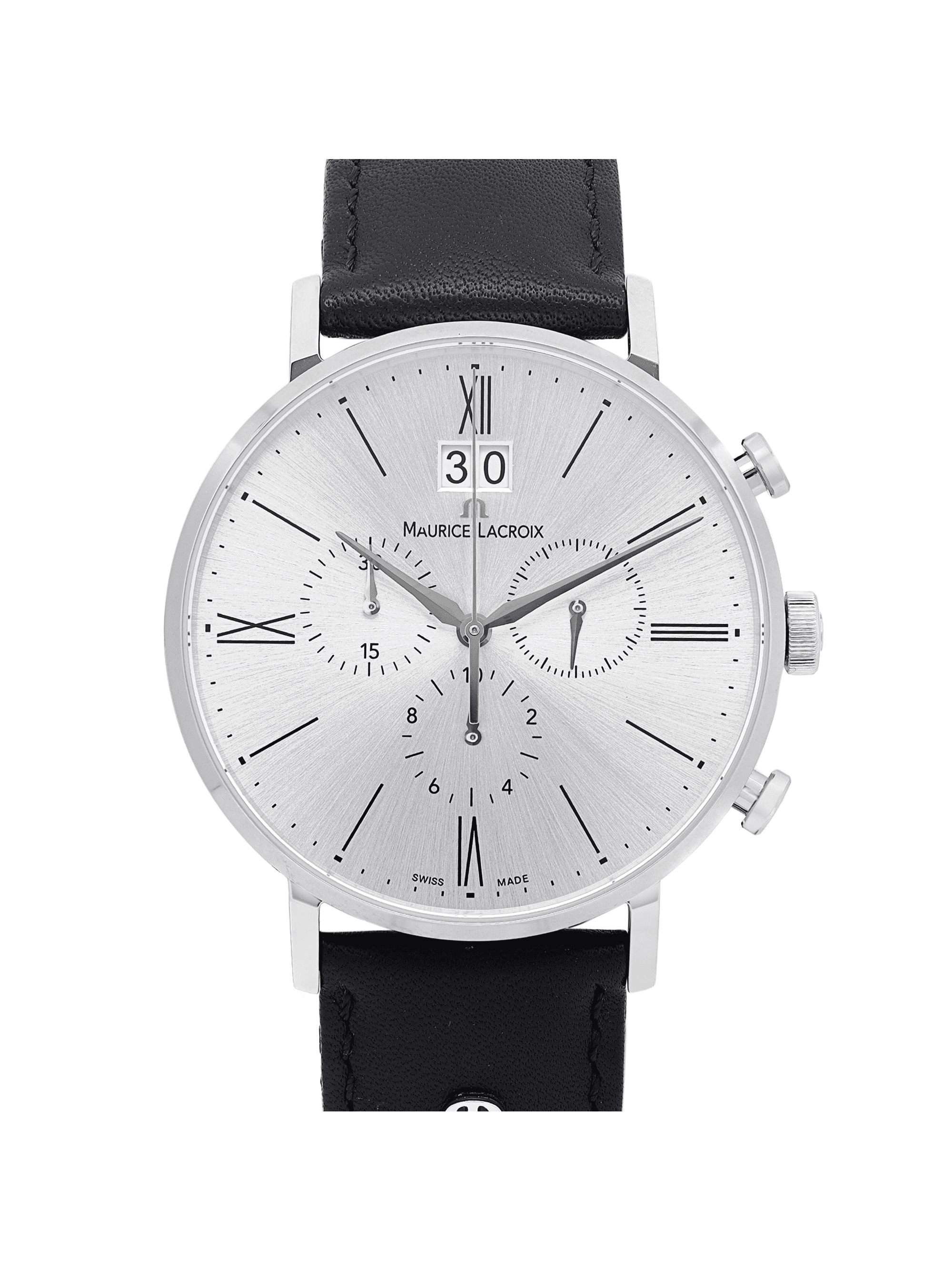 Maurice Lacroix Eliros 40mm Steel Silver Dial Quartz Mens Watch EL1088-SS001-110