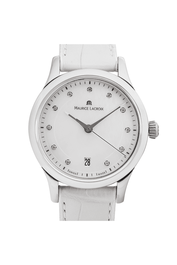 Les Classiques Date 33mm MOP Dial Ladies Watch LC1026-SS001-170