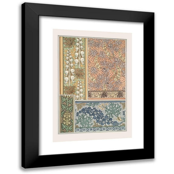 Maurice Pillard Verneuil 14x18 Black Modern Framed Museum Art Print Titled - Aconit 3 (1896)