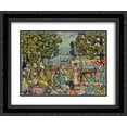 thumbnail image 1 of Maurice Prendergast 2x Matted 24x20 Black Ornate Framed Art Print 'On the Beach No. 3', 1 of 2