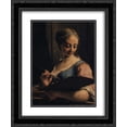thumbnail image 1 of Maurice Quentin de La Tour 2x Matted 20x24 Black Ornate Framed Art Print 'Jean Restout', 1 of 2