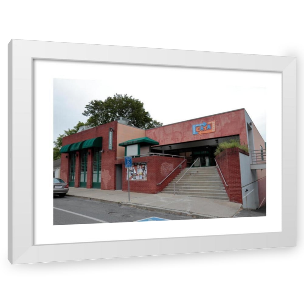 Maurice Savage 10x7 White Modern Wood Framed Wall Art Titled The