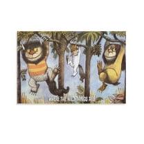 Maurice Sendak Print Painting (31) Print Photo Art Painting Canvas Poster Home Decorative Bedroom Modern Decor Posters Gifts 16x24inch(40x60cm)