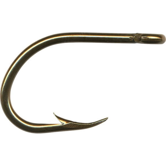 Mustad 94151 O'Shaughnessy Live Bait Hook, 3X Strong, Point Bent In Classic Hook - 50 Per Pack