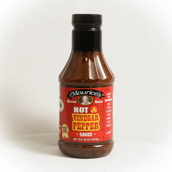 Maurice's Gourmet Blend Hot Vinegar Pepper BBQ Sauce, 16 oz
