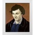 thumbnail image 1 of Maurin, Charles 20x23 White Modern Wood Framed Museum Art Print Titled - Portrait of Carabin, 1 of 4