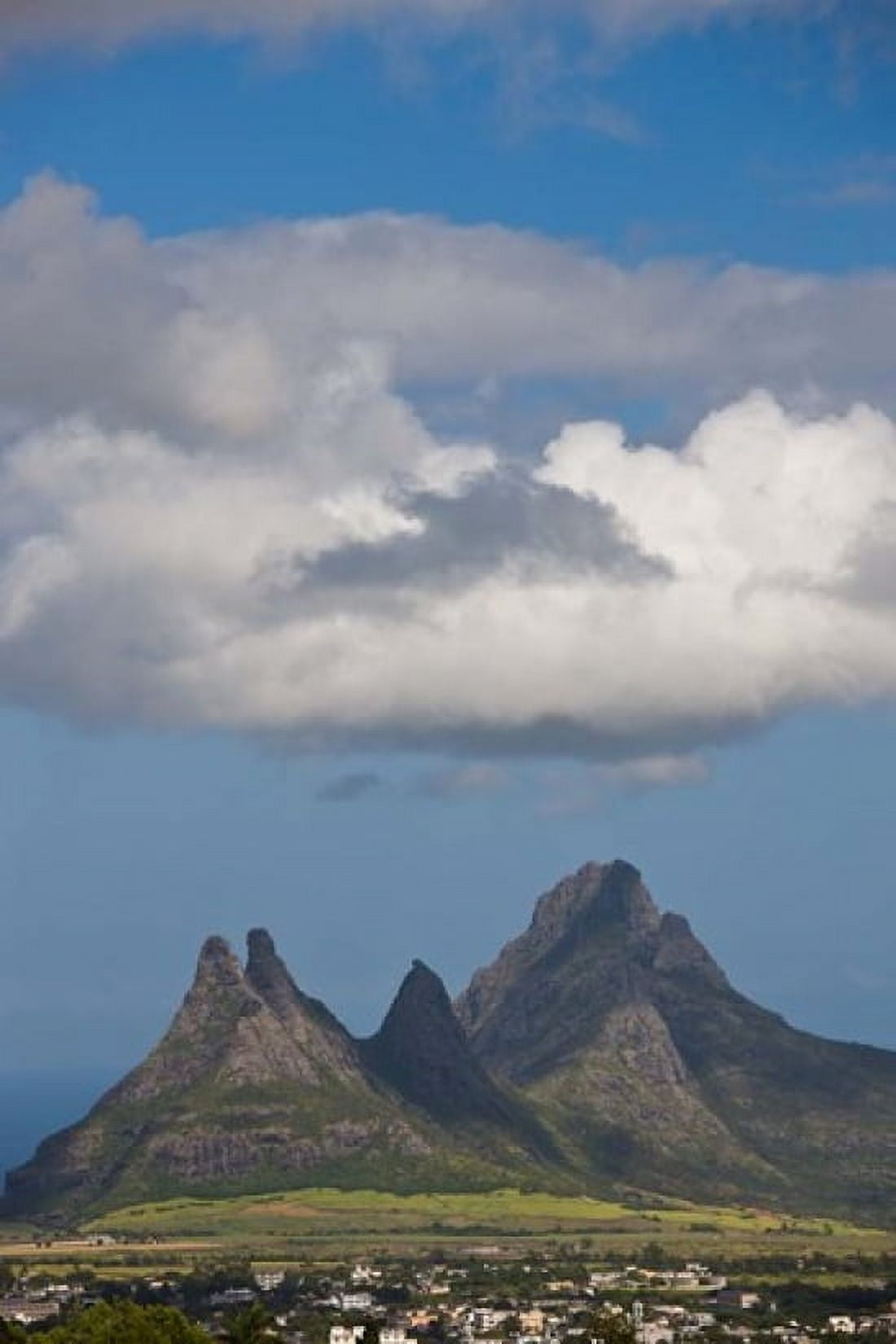 Mauritius Curepipe Mountains from Trou aux Cerfs Canvas Art - Walter Bibikow DanitaDelimont (25 x 38)