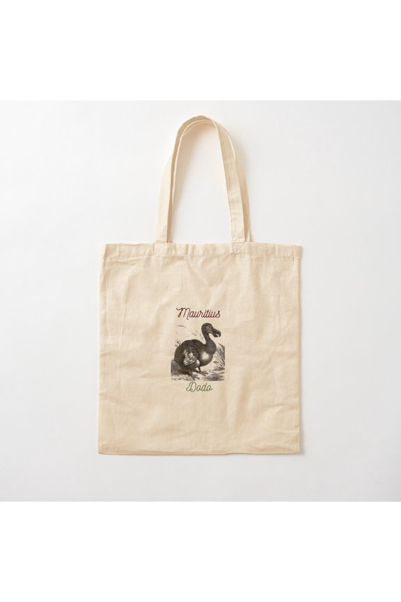 Mauritius Dodo Canvas Tote Bags, Reusable Shopping Bag