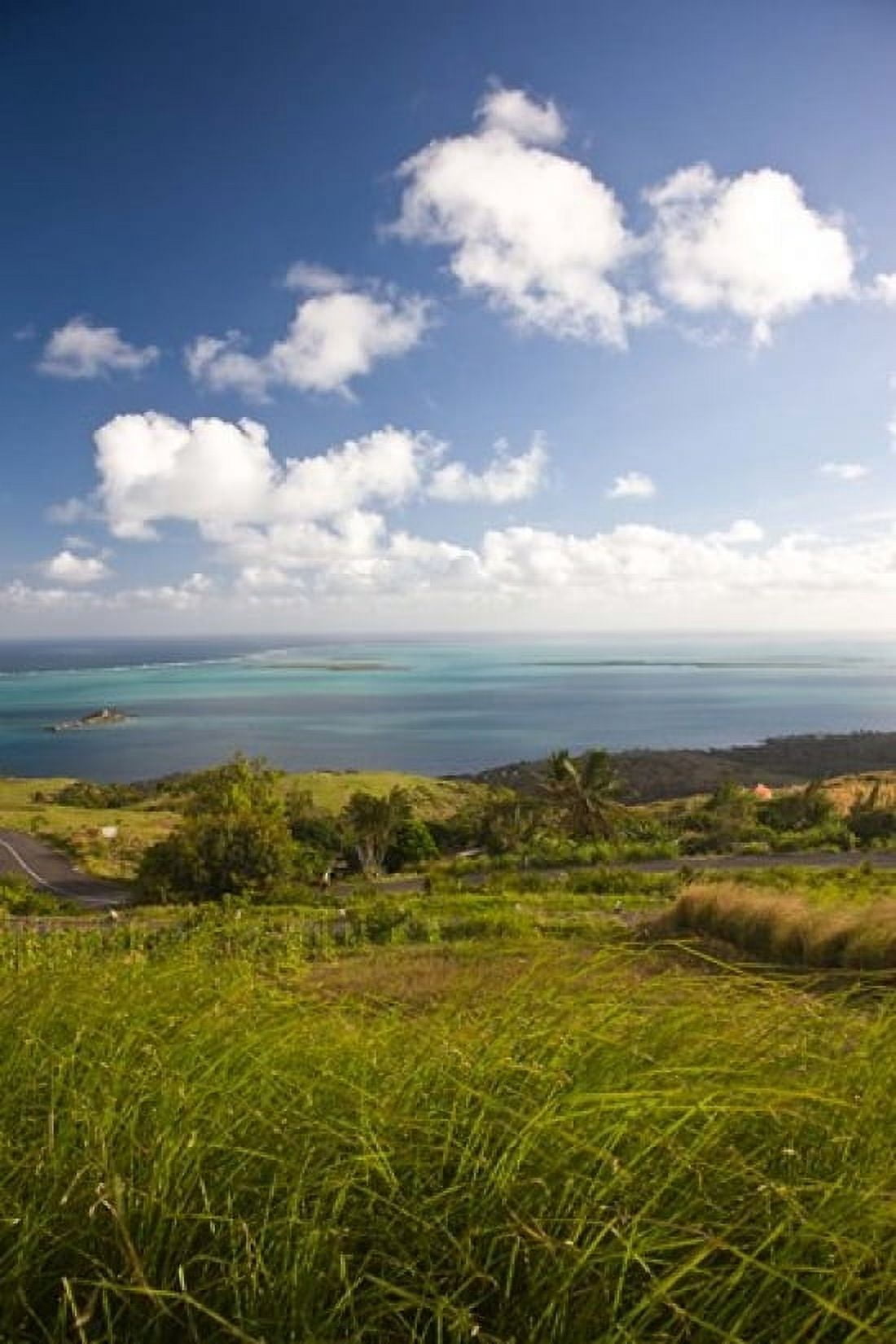 Mauritius Rodrigues Pompee Ile Hermitage Canvas Art - Walter Bibikow DanitaDelimont (25 x 38)