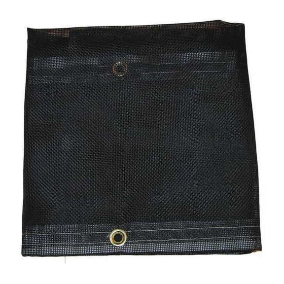 Mauritzon Tarp, Black, 9.5 ft L, 7.33 ft W,Vinyl MBT-12-04-0810