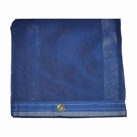 Standard Duty Tarp, 9 ft 6 in x 11 ft 6 in, 5 Mil, Blue, Vinyl, Tear Resistant, UV Resistant