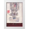 thumbnail image 1 of Mauro 17x24 White Modern Wood Framed Museum Art Print Titled - Mauros Asian Jewels IV, 1 of 4