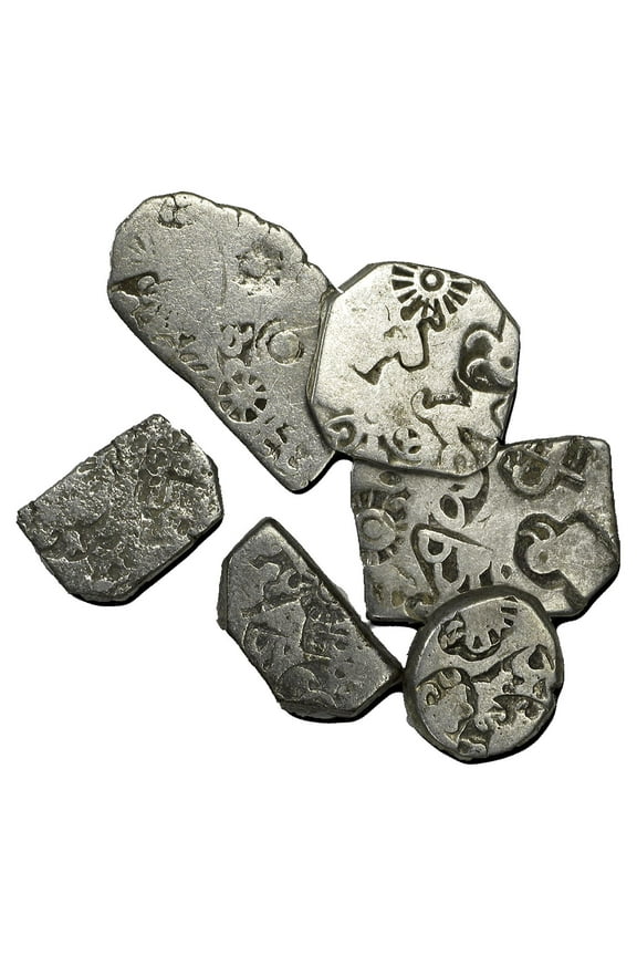 Mauryan Empire Silver Karshapana (322-185 BC) Fine