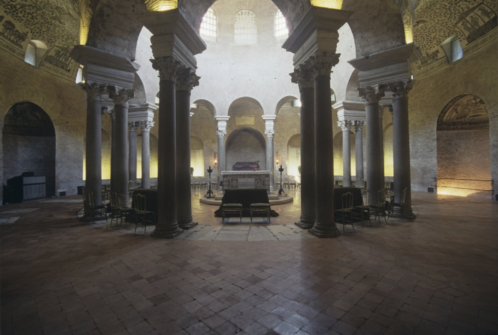 Mausoleum Of Santa Costanza Canvas Art - (36 x 24)