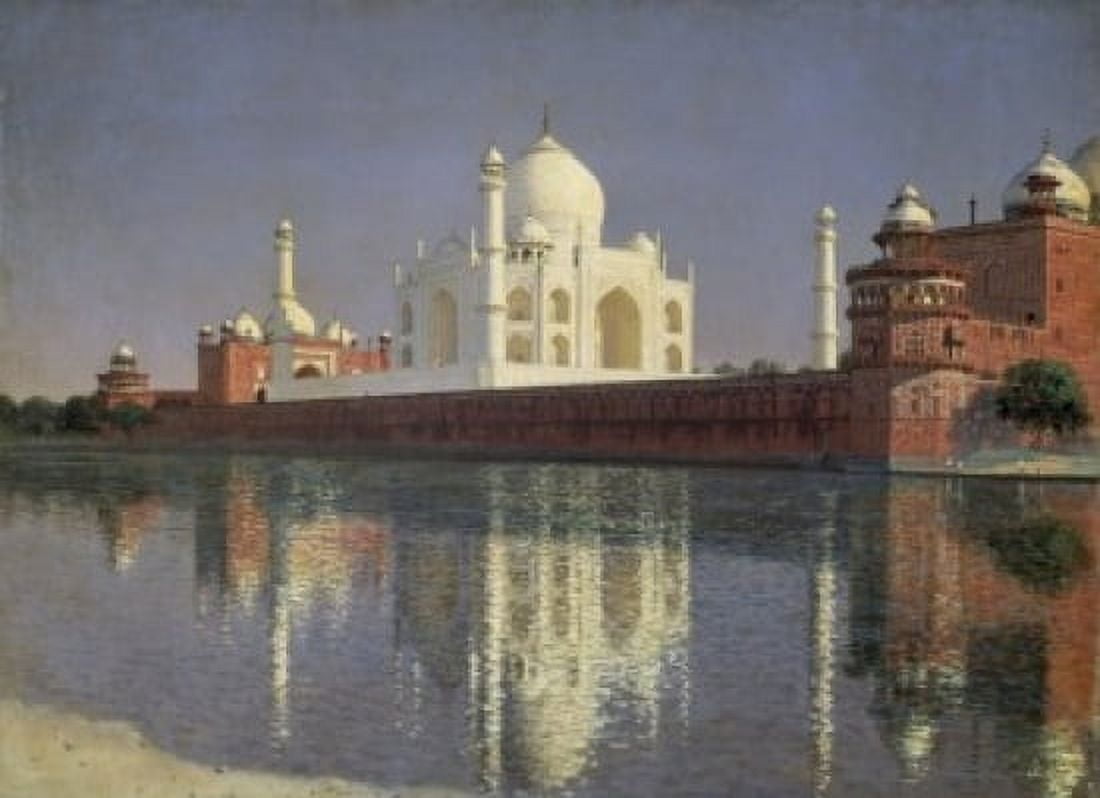 Mausoleum Taj Mahal 1874-1876 Wassili Wassilevitch Werestschagin (1842-1904Russian) Oil on Canvas Tretiakov Gallery Moscow Canvas Art - Wassili Wassilevitch Werestschagin (18 x 24)