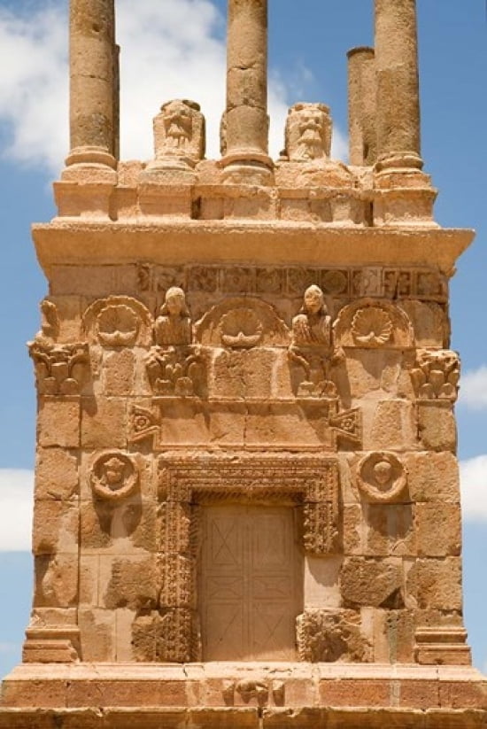 Mausoleum of Es Senama Tripolitania Libya Canvas Art - Charles O Cecil DanitaDelimont (11 x 17)