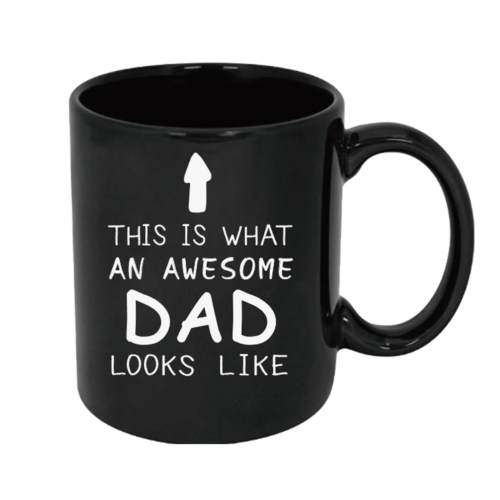Maustic Black Ceramic Coffee Mug, This Is What An Awesome Dad Looks