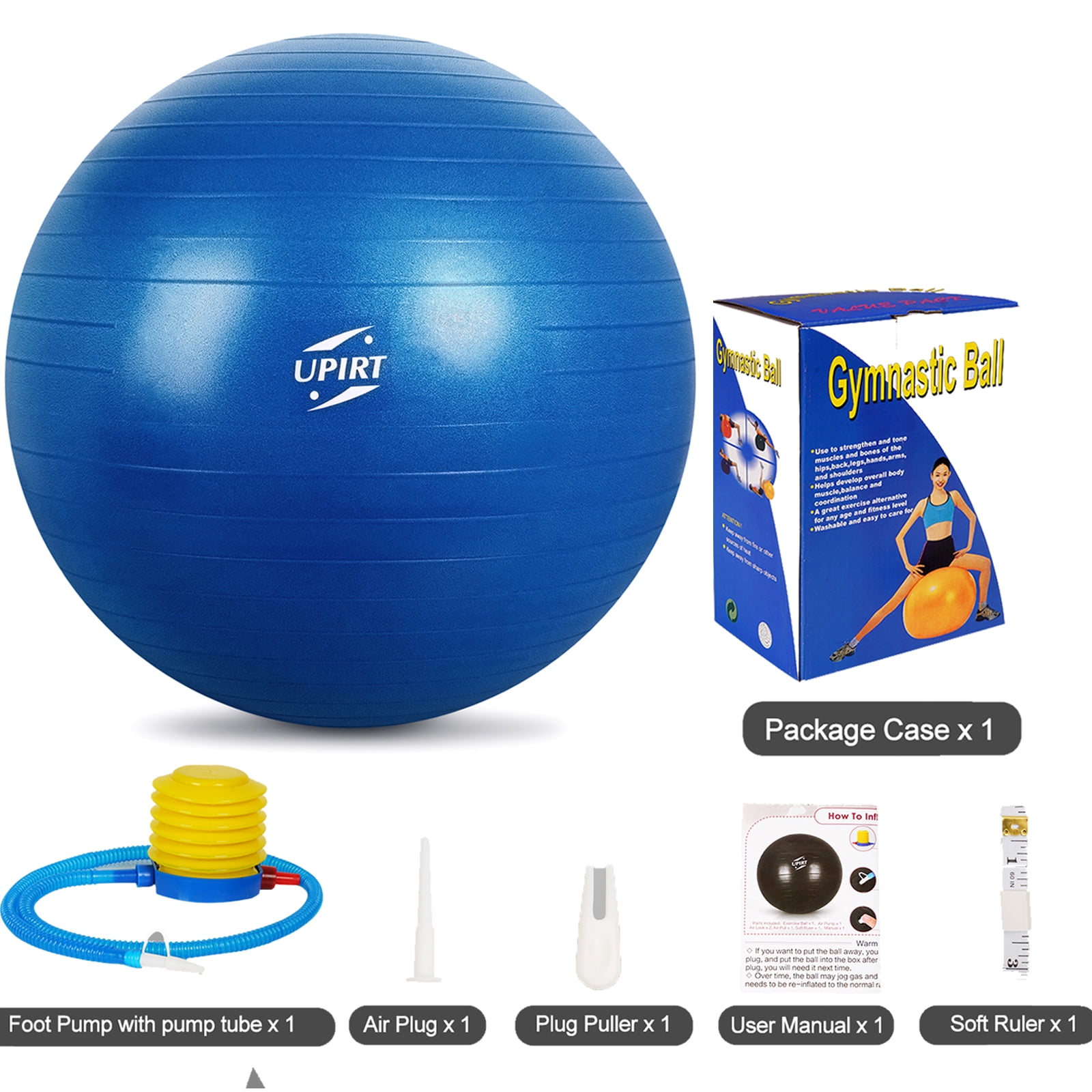 Togu Powerball Premium ABS 45 cm 18 in Blue Walmart