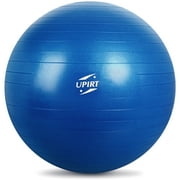 Maustic Exercise Ball, Heavy Duty Pregnancy Ball for Work Out, Extra Thick Balance Ball for Home, Pregnancy,Therapy (Blue, 65cm)