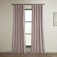 thumbnail image 1 of Half Price Drapes Mauve Heritage Plush Velvet Room Darkening Curtains (1 Panel), 50W X 120L, 1 of 12