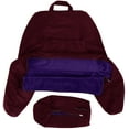 thumbnail image 1 of Mauve Purple Cover ONLY for Husband Pillow Cowboy Aspen Edition Two-Sided Microsuede/Microfiber for Big Reading Support Bed Rest Sitting Pillow with Arms - Set Includes Detachable Neck Roll Cover, 1 of 10