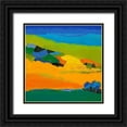 thumbnail image 1 of Mauviel, Laurence 12x12 Black Ornate Wood Framed with Double Matting Museum Art Print Titled - Meridienne, 1 of 4