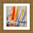 thumbnail image 1 of Mauviel, Laurence 15x15 Gold Ornate Wood Framed with Double Matting Museum Art Print Titled - Tavonata, 1 of 4