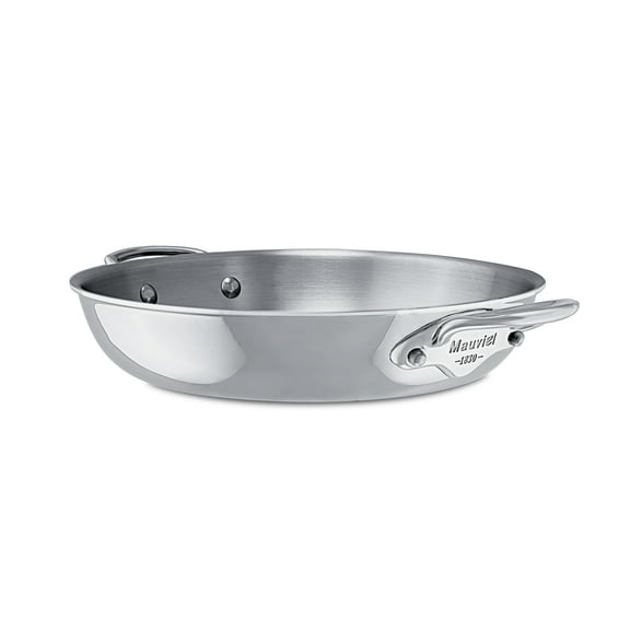 Mauviel M'Cook Stainless Steel Round Au Gratin Pan, 7.8 Inch