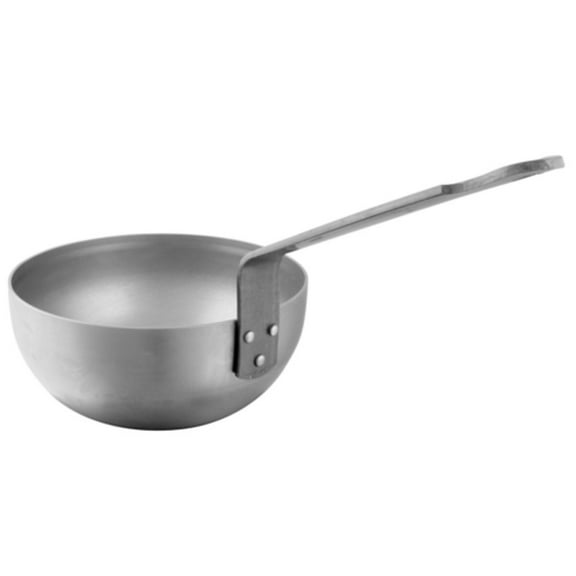 Mauviel M'steel Splayed Curved Carbon Steel 8 Inch Saut Pan