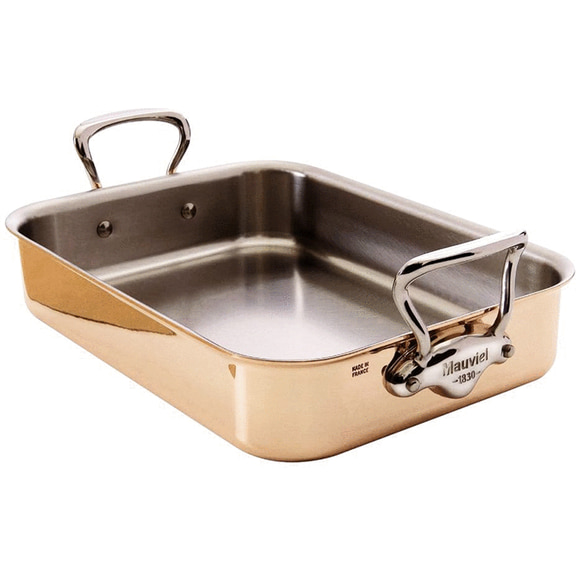 Mauviel M150S Copper Roaster- Stainless Steel Handle 6017.40