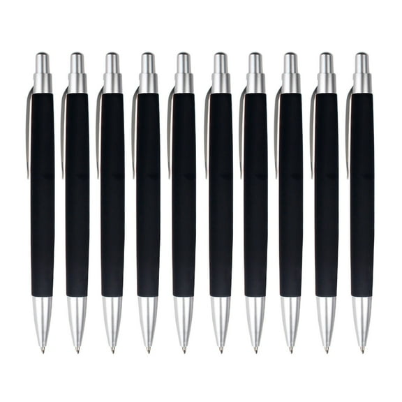 Mauxuk 10 Pack Smooth Writing Retractable Ballpoint Pens - Comfortable Grip for Office, Home, and Professional Use - High-Quality Ink for Effortless Note-Taking