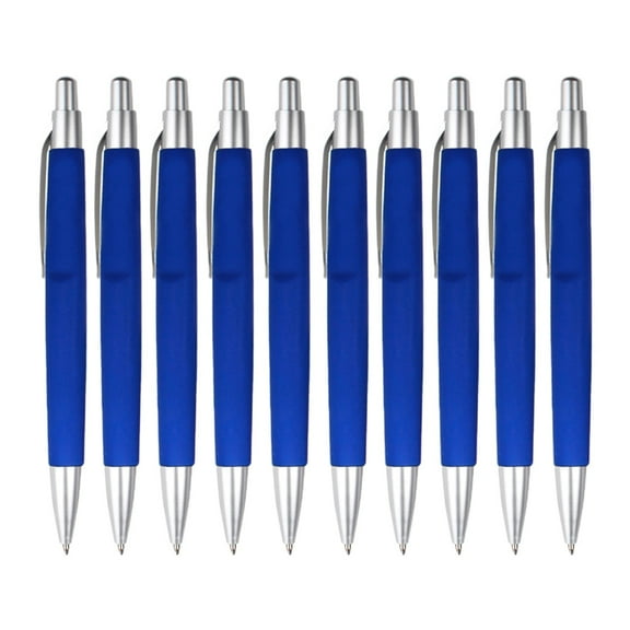 Mauxuk 10 Pack Smooth Writing Retractable Ballpoint Pens - Comfortable Grip for Office, Home, and Professional Use - High-Quality Ink for Effortless Note-Taking