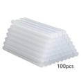 thumbnail image 1 of Mauxuk 100 Pack Clear Hot Glue Sticks for DIY Crafts, High Strength Adhesive, 0.27 inch, Compatible with Multi-Temp Glue Guns, for Metal Wood Glass Bonding', 1 of 7