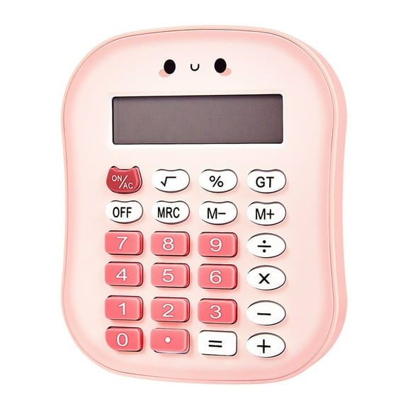 Mauxuk 12 Digit Calculator with Large Display, Round Buttons, Portable Desktop for Office & Home, Mute, Auto Power Off, Candy Color
