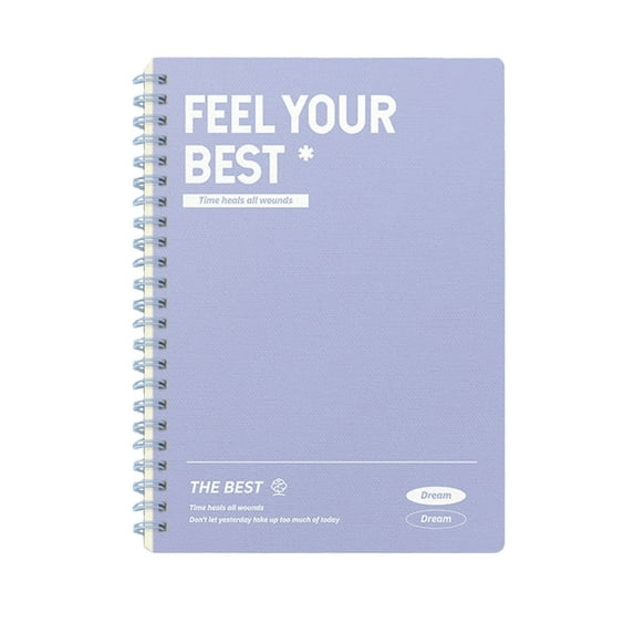 Mauxuk B5 Grid Notebook - Thickened Plastic Cover, 9mm Spacing, 60 Sheets/120 Pages, Compact & Portable for Professionals, Durable & Organized Writing Journal