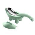 thumbnail image 1 of Mauxuk Dinosaur Rice Spoon Set - Stainless Steel Silicone Handle Flatware for Fruit, Cheese & Appetizers - Dishwasher Safe, Food Grade - Unique Gift for Housewarming, Christmas, 1 of 4