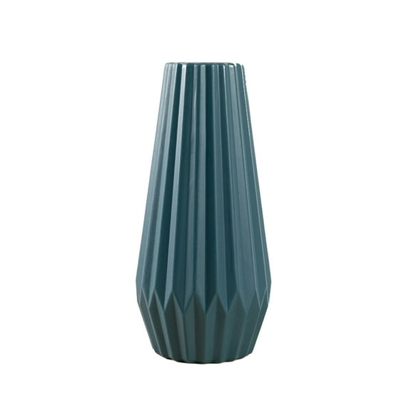 Mauxuk Elegant Plastic Vase for Home and Office Decoration - Perfect for Weddings and Events - Durable and Stylish Floral Display - Blue Color - Beautiful Gift Option