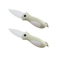 thumbnail image 1 of Mauxuk Foldable Ceramic Knife, Sharp & Durable Ceramic Blade, Compact Folding Design, Ergonomic Handle for Safe Cutting, Ideal for Peeling & Slicing (2-Pack), 1 of 6