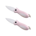 thumbnail image 1 of Mauxuk Foldable Ceramic Knife, Sharp & Durable Ceramic Blade, Compact Folding Design, Ergonomic Handle for Safe Cutting, Ideal for Peeling & Slicing (2-Pack), 1 of 6
