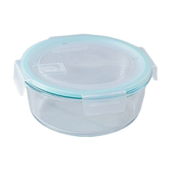 Mauxuk Glass Bento Box with Lids Airtight Microwave Safe Meal Prep Container 20oz Fresh-Keeping Leakproof Dishwasher Safe Office Lunch Box