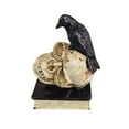 thumbnail image 1 of Mauxuk Halloween Skull Book Decor - Resin Gothic Home Decor, Vintage Shelf Display, 4.72x2.75x2.36in, 0.6lb, 1 of 6