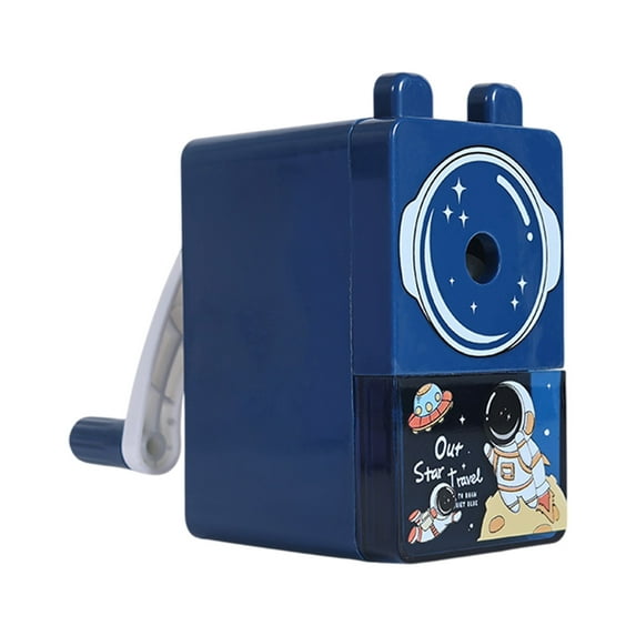 Mauxuk Hand Crank Pencil Sharpener with Detachable Tray, Cute Bunny Design, Effortless & Labor-Saving, for Round/Triangular/Hexagonal & Colored Pencils