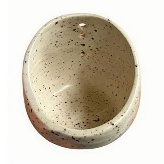 Mauxuk Handcrafted Glazed Earthenware Pottery Cup | Unique Artisan Ceramic Planter & Decorative Stripper