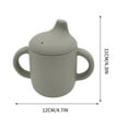 thumbnail image 1 of Mauxuk Infant Silicone Sippy Cup Leak-Proof Training Straw Cup BPA Free Soft Nozzle Dishwasher Safe 10 oz Non-Toxic Food Grade Materials Toddler Drinkware, 1 of 5