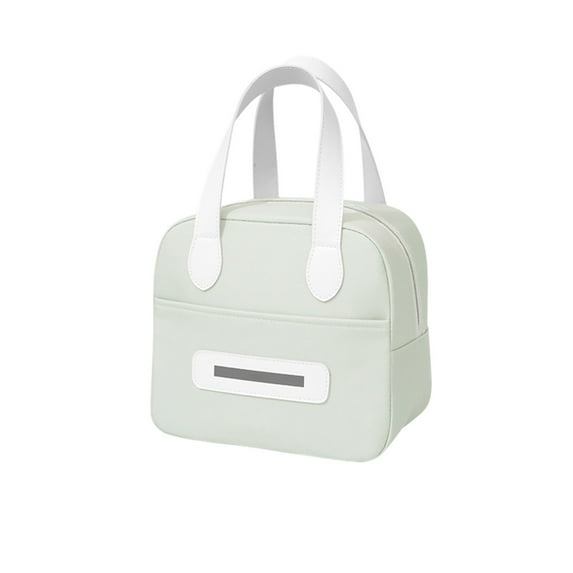 Mauxuk Insulated Lunch Bag Large Capacity - Leakproof Thermal Lunch Box for Office, Work, Picnic - Cold & Heat Retention - Extended Strap - Polyester (9.05x8.26x5.9in, 0.33lb)