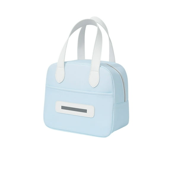 Mauxuk Insulated Lunch Bag Large Capacity - Leakproof Thermal Lunch Box for Office, Work, Picnic - Cold & Heat Retention - Extended Strap - Polyester (9.05x8.26x5.9in, 0.33lb)