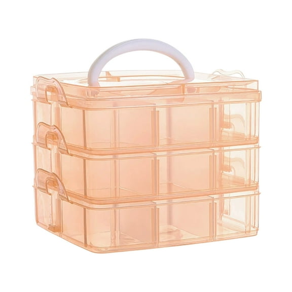 Mauxuk Jewelry Organizer Stand - Hanging Display Rack for Necklace, Bracelet, Earrings - Compact 5.9x5.9x4.92in Plastic Storage Shelf - Portable Jewelry Holder for Home & Travel