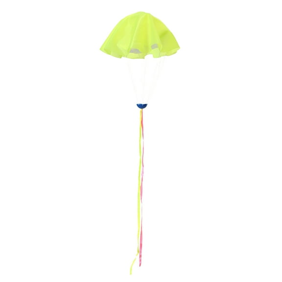 Mauxuk Large Hand Thrown Parachute Toy, Outdoor Flying Glider with Durable Nylon Rope, Safe Cloth Material for Fun Air Drop Games, Portable Foldable Design, 21.65 x 21.65 Inches